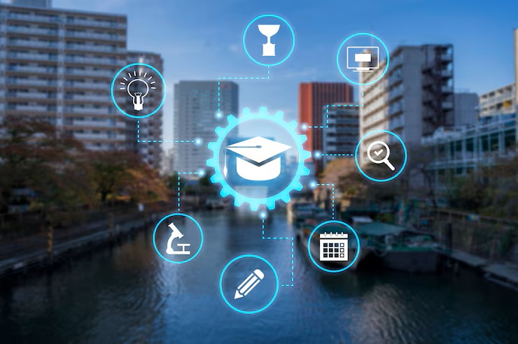 Digital network of connected learning nodes